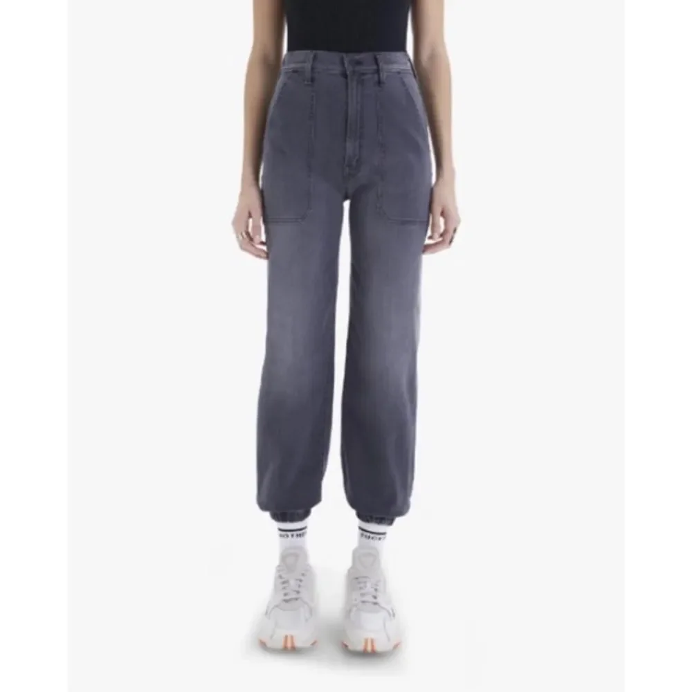 MOTHER The Wrapper Patch Springy Ankle Jeans - Picture 6 of 10